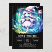 Invitation Majestic Digital Wizard Anniversaire (Devant / Derrière)