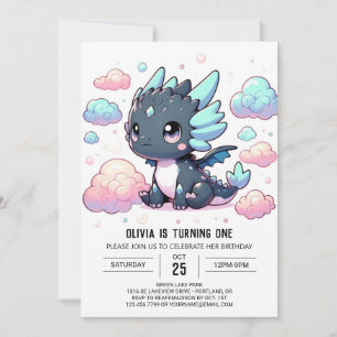 Invitation Majestic Dragon 1er anniversaire