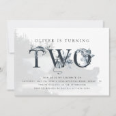 Invitation Majestic Dragon Mythique Boys 2e anniversaire (Devant)