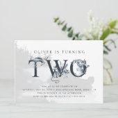 Invitation Majestic Dragon Mythique Boys 2e anniversaire (Debout devant)