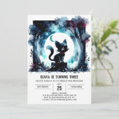 Invitation Majestic Fun Cat Anniversaire (Debout devant)