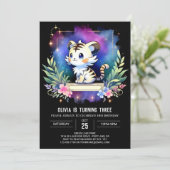 Invitation Majestic Fun Tiger Anniversaire (Debout devant)