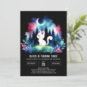 Invitation Majestic Simple Chat Anniversaire (Debout devant)