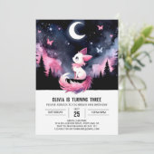 Invitation Majestic Whimsy Chat Anniversaire (Debout devant)