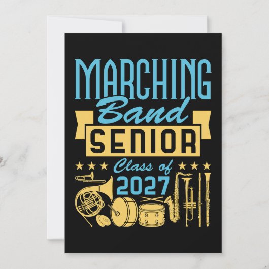 Invitation Majorette Senior 2027 (Devant)