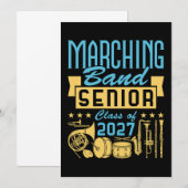 Invitation Majorette Senior 2027 (Devant / Derrière)