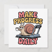 Invitation Make Progress Daily (Devant)