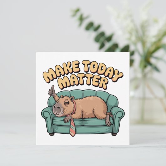 Invitation Make Today Matter (Debout devant)