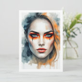 Invitation make up halloween (Debout devant)