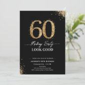 Invitation Making 60 Look Good Birthday (Debout devant)