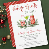 Invitation Making Spirits Bright Christmas Open House 