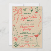 Invitation Making Spirits Bright | Holiday Cocktail Party (Devant)