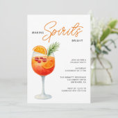 Invitation Making Sprits Bright Modern Christmas Party (Debout devant)