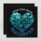 INVITATION MALDIVES (Devant / Derrière)