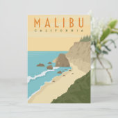 Invitation Malibu Californie (Debout devant)