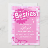 Invitation Malibu Doll Besties Beach Anniversaire Parties sci (Devant)