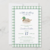 Invitation Mallard Canard Canard Pays Baby shower de chasse (Devant)