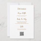Invitation Mallard Duck | Baby shower de registre des cadeaux (Dos)