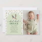 Invitation Mallard Duck Duck Deuce 2e anniversaire Photo (Devant)