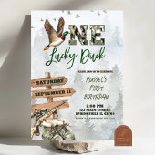 Invitation Mallard Duck First Birthday