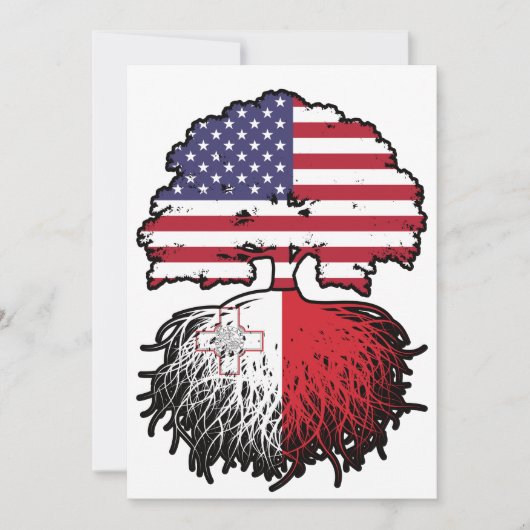 Invitation Malte Maltese Amérique États-Unis Amérique (Devant)