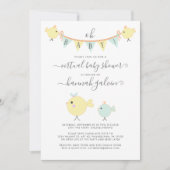 Invitation Mama Bird Little Chick Baby shower virtuel (Devant)