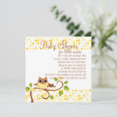 Invitation Mama et Baby Owl (Debout devant)