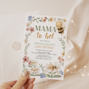 Invitation Mama to Bee Baby shower