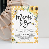 Invitation Mama to Bee Baby shower