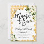 Invitation Mama to Bee Baby shower (Devant)