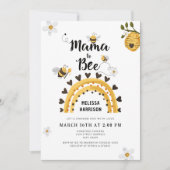 Invitation Mama to Bee Baby shower (Devant)