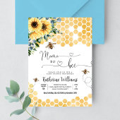 Invitation Mama To Bee Fête de Bébé abeille à Miel