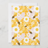 Invitation Mama To Bete Daisy Bumble Bee Baby shower (Dos)