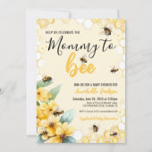 Invitation Maman à BEE Baby shower Party (Devant)