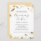 Invitation Maman À Être Baby shower (Devant / Derrière)