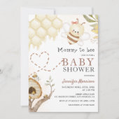 Invitation Maman À Être mignonne Bumble Bee Baby shower (Devant)