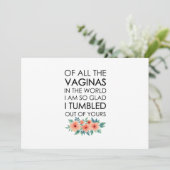 Invitation Maman Anniversaire Cadeau Fête des Mères Cadeau Ma (Debout devant)