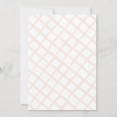 Invitation Maman & Baby Giraffe Baby shower floral rose (Dos)