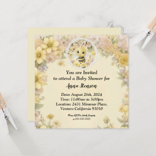 Invitation Maman Bee