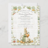 Invitation Maman Bunny et Baby shower citrouille (Devant)