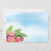 Invitation Maman Capricieuse et Bébé Tortue Animal Baby Showe (Dos)