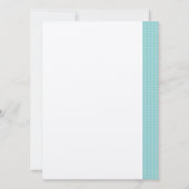 Invitation Maman de baby shower et oiseaux et nid bleus de (Dos)