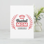 Invitation Maman De Baseball Chemise La Meilleure Couronne Ja (Debout devant)