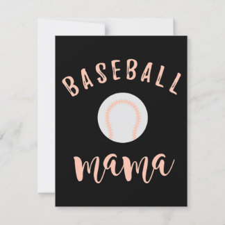 Invitation Maman de baseball | Love baseball