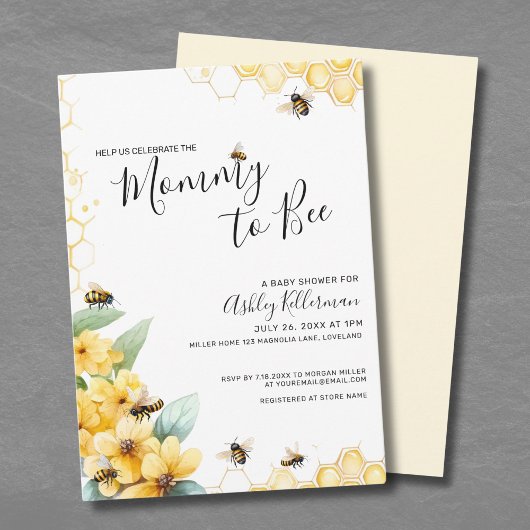 Invitation Maman deviendra Maman Baby Shower