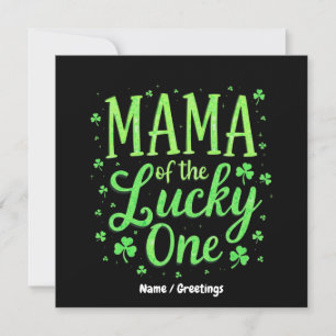 Invitation Maman du Chanceux Premier St. Patrick's Day