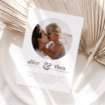 Invitation Maman et Enfant - Photo Anniversaire conjoint<br><div class="desc">Une invitation conjointe moderne pour l'anniversaire avec votre propre photo et deux sections pour le nom et l'âge de chaque personne célébrant. Parfait pour un parent et enfant double fête d'anniversaire!</div>