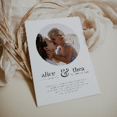 Invitation Maman et Enfant - Photo Anniversaire conjoint