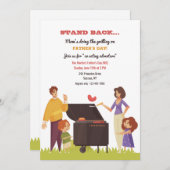 Invitation Maman fait la grillade (Devant / Derrière)