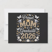 Invitation Maman fière d'une diplômée de 2026 (Dos)